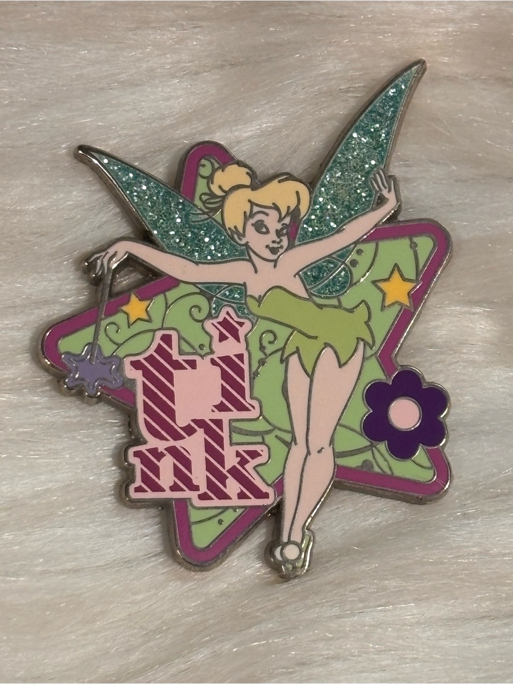 Disney Parks “Tink" Tinker Bell Glitter 2010 Trading Pin
